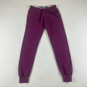 Nike Just Do It Jogger Sweatpants Women's Medium Purple Cotton Blend Athletic